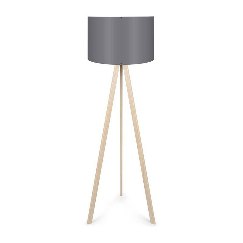 Lampadaire D BY M.RED Grey Oak - MDF - Style moderne - Eclairage ambia