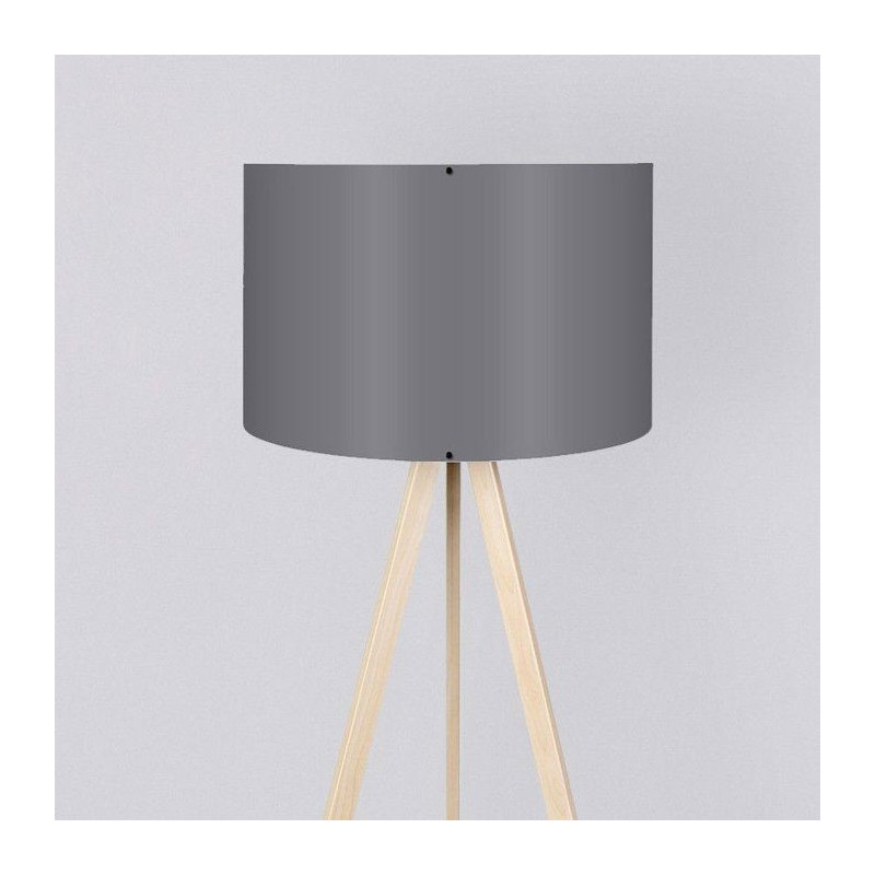 Lampadaire D BY M.RED Grey Oak - MDF - Style moderne - Eclairage ambia