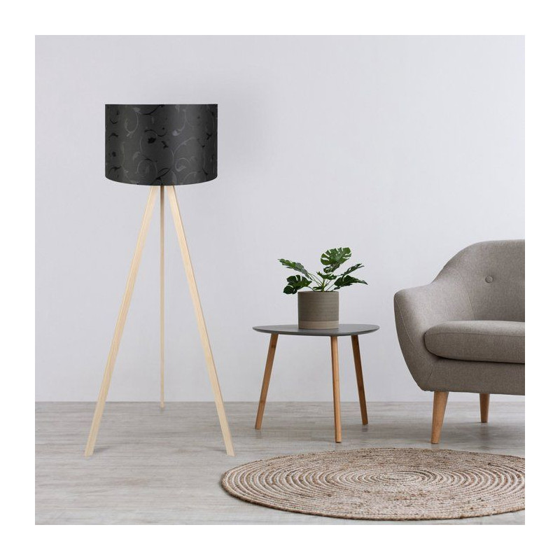 Lampadaire D BY M.RED Black Cream - Métal - Design moderne - Eclairag
