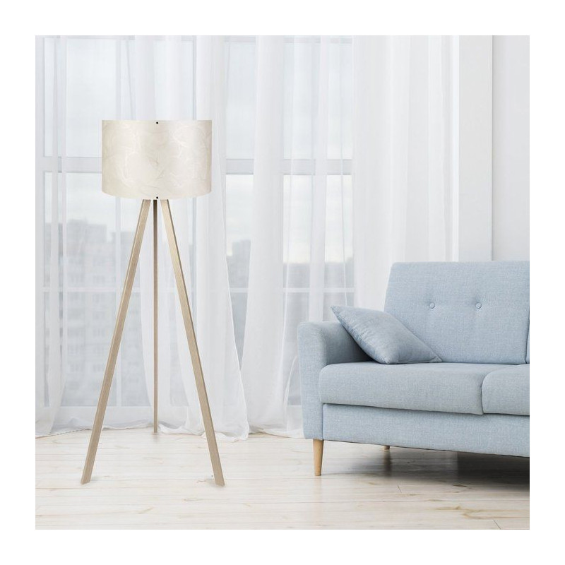 Lampadaire D BY M.RED Beige Antique - MDF - Design moderne - Style dé