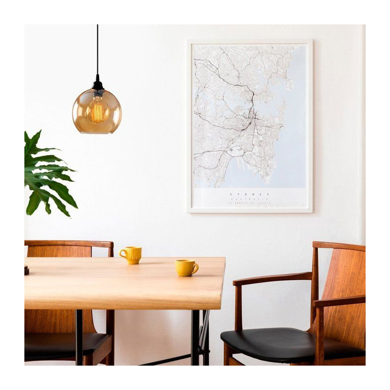 Suspension lustre D BY M.RED Gold Black - Doré et noir - Style glamou