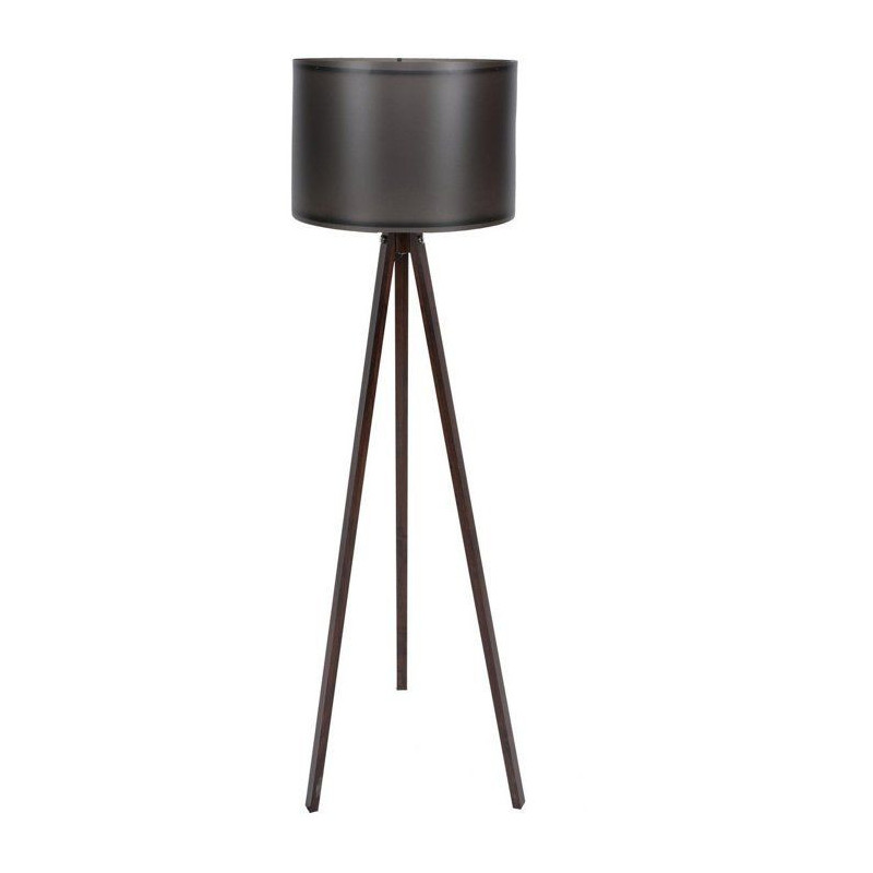 Lampadaire D BY M.RED Black Walnut - MDF - Abat-jour polypropylene - S