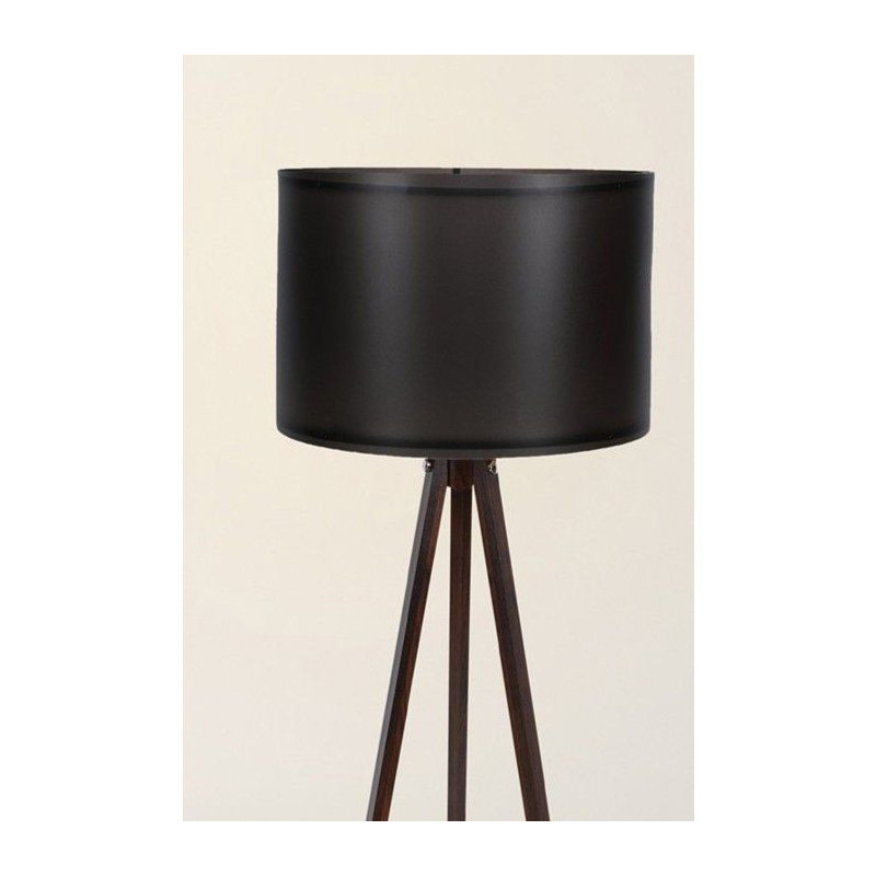 Lampadaire D BY M.RED Black Walnut - MDF - Abat-jour polypropylene - S