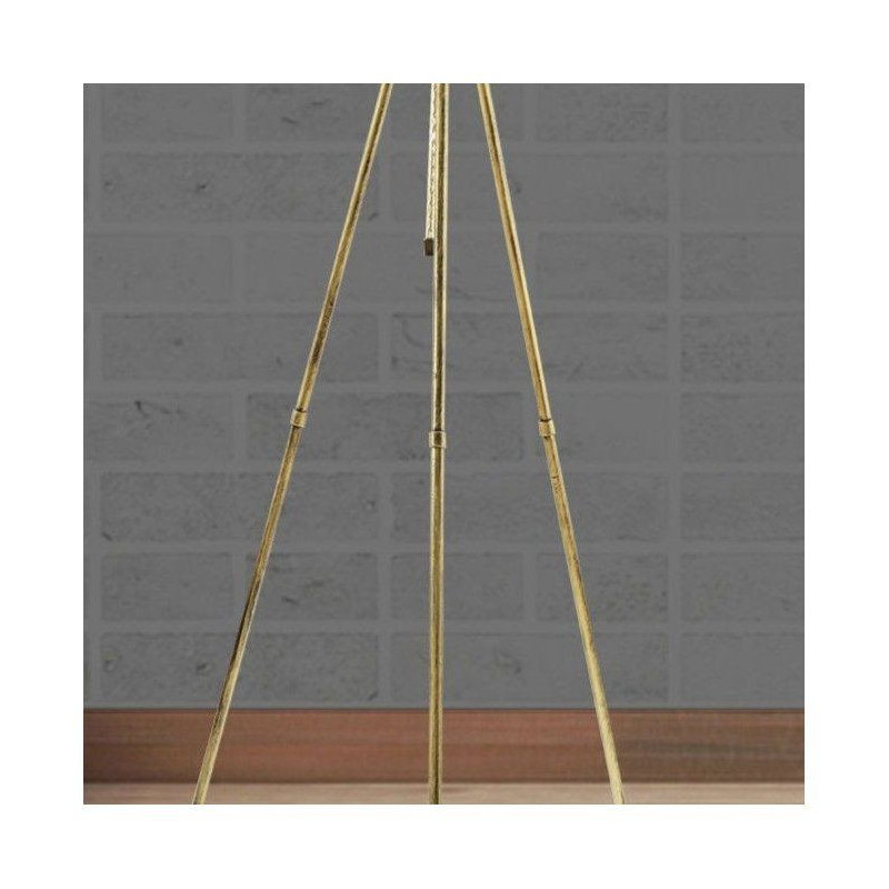 Lampadaire D BY M.RED Gold - Métal - Abat-jour jute - Style boheme