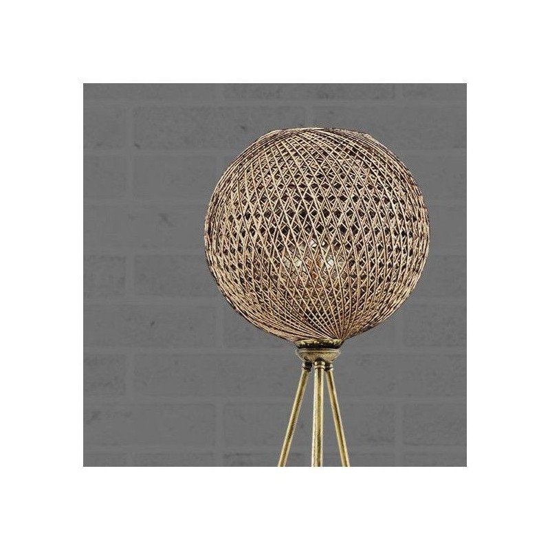 Lampadaire D BY M.RED Black Gold - MDF - Abat-jour polypropylene - Des