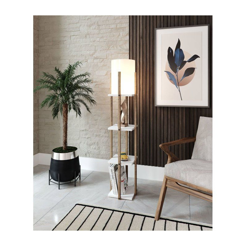 Lampadaire D BY M.RED White - Métal - Design moderne - intérieur