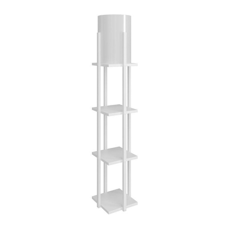 Lampadaire D BY M.RED White Natural - MDF - Design naturel - Ambiance