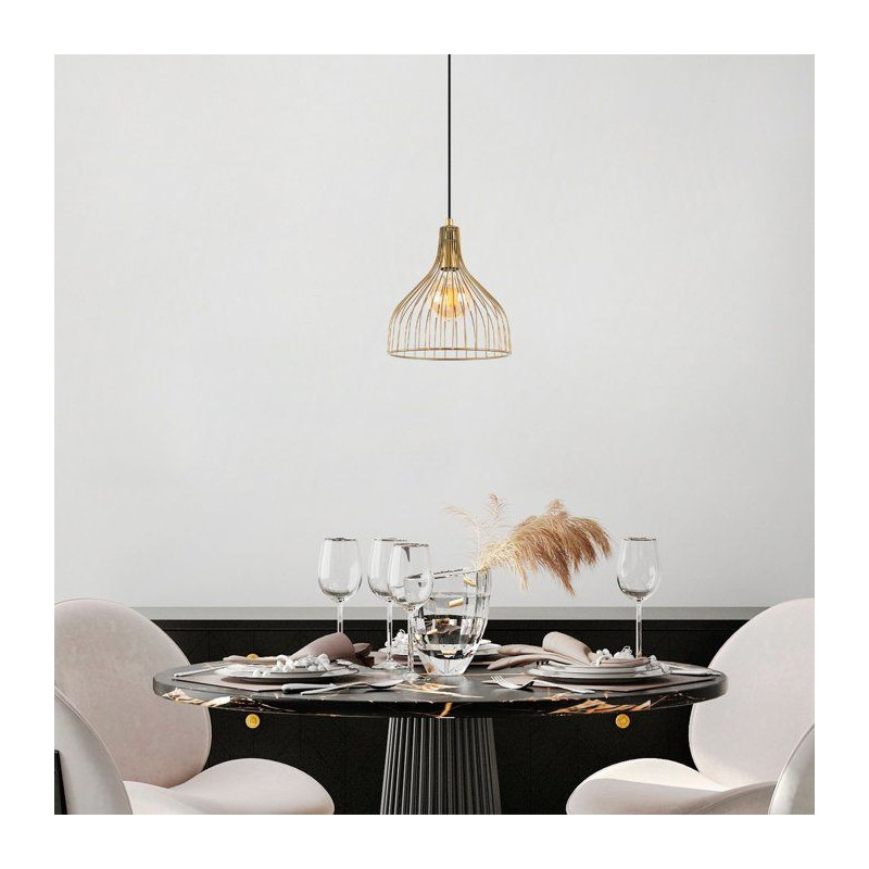 Suspension lustre D BY M.RED Gold - Métal doré - Chic - Décoration