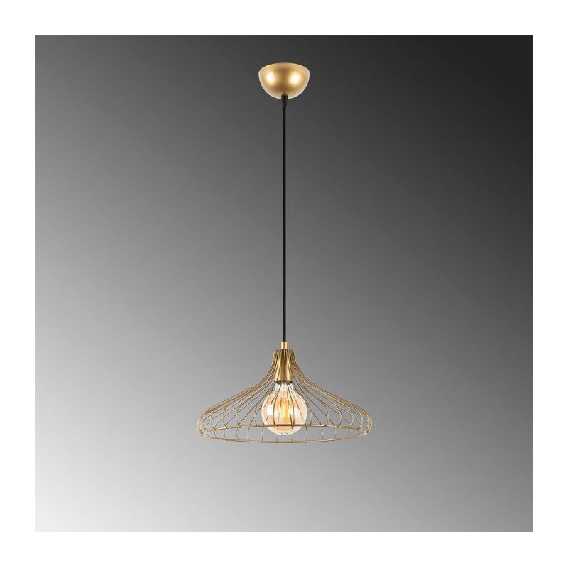 Suspension lustre D BY M.RED Gold - Métal doré - Glamour - Design pr