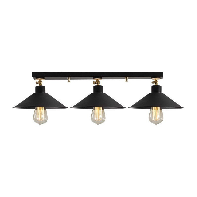 Suspension lustre moderne D BY M.RED Black - Métal - Design contempor