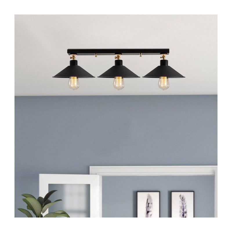Suspension lustre moderne D BY M.RED Black - Métal - Design contempor