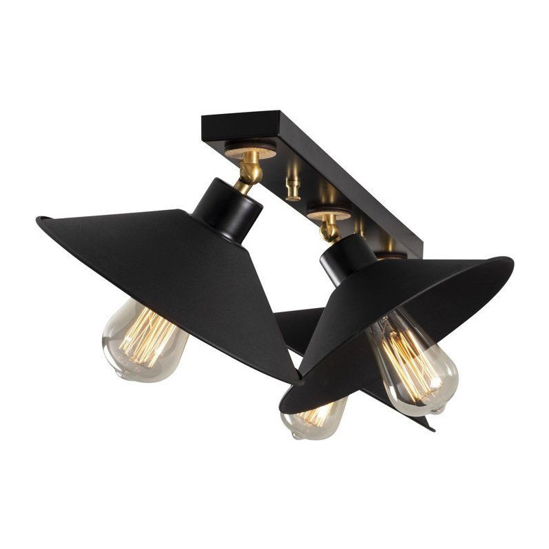Suspension lustre moderne D BY M.RED Black - Métal - Design contempor