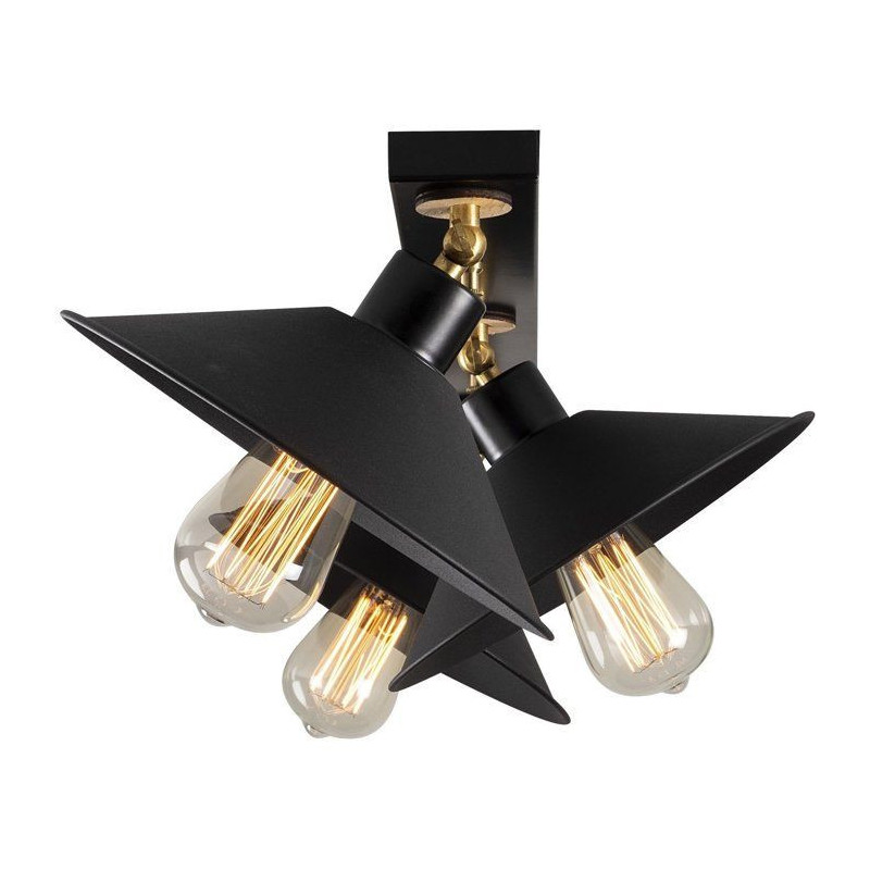 Suspension lustre moderne D BY M.RED Black - Métal - Design contempor