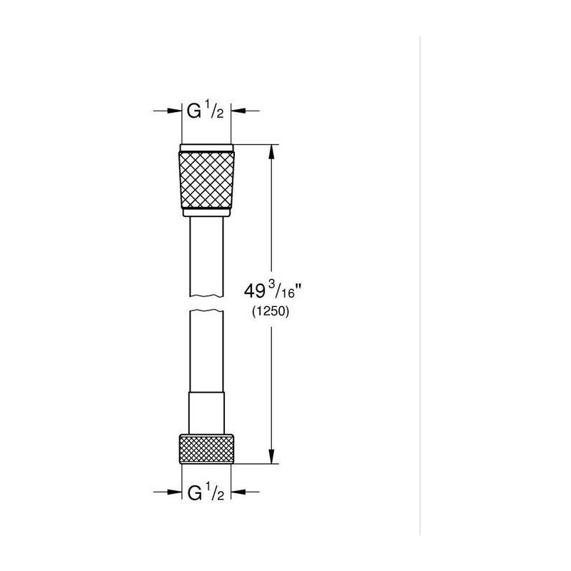 Flexible de douche - GROHE - Silverflex TwistStop