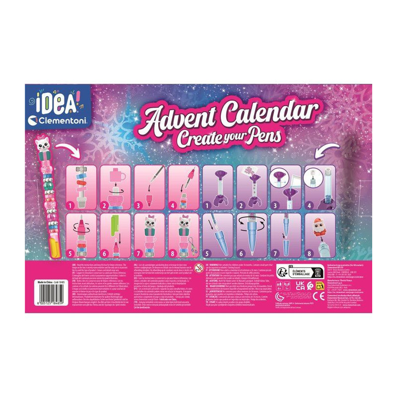 Calendrier de l'avent - Édition Atelier des Stylos - Clementoni - 24