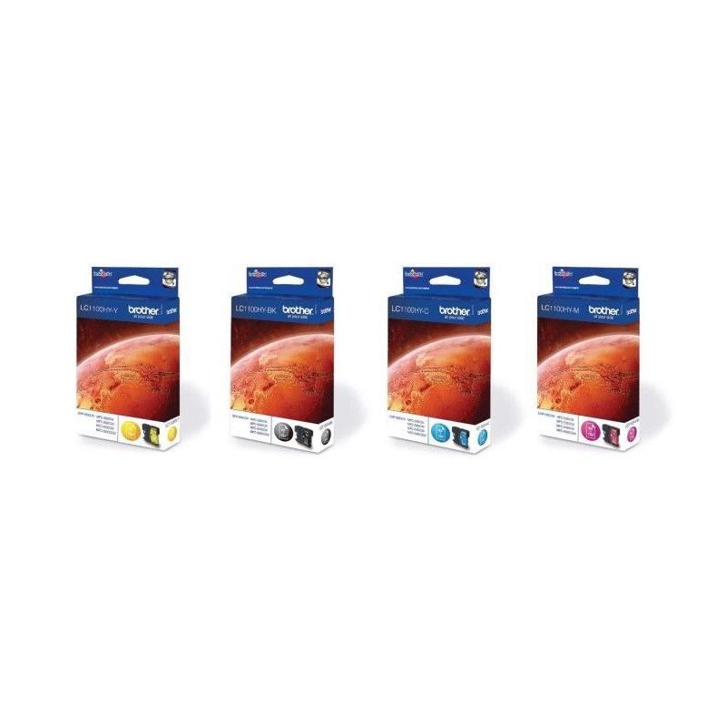 Brother LC1100HY Cartouches d'encre Multipack Coul