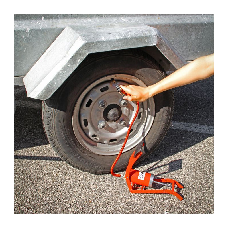 Foot pump - PRECISION STEEL - 3 bars Max