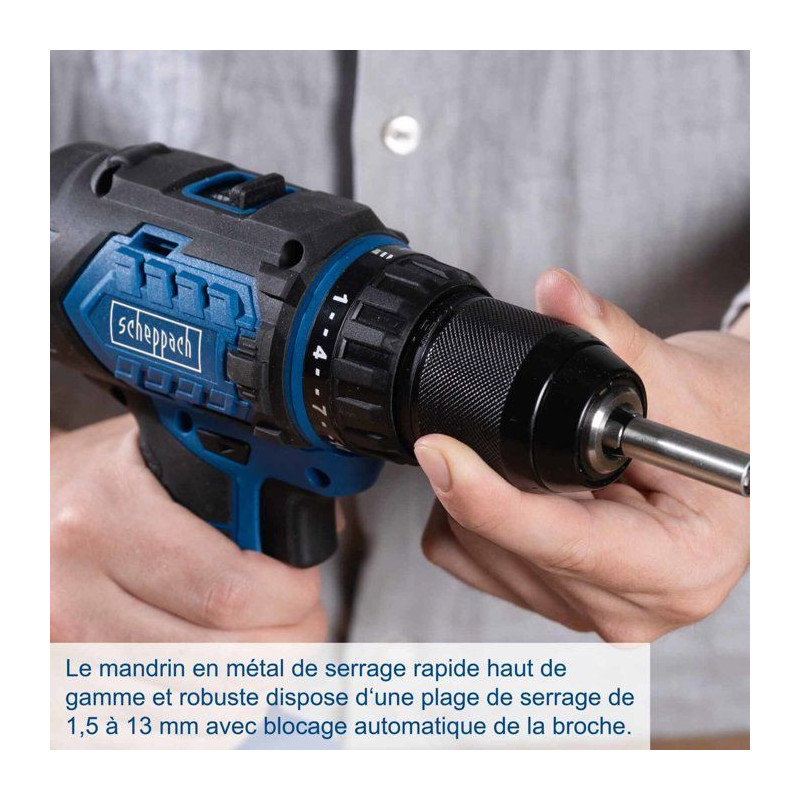 Perceuse visseuse percussion sans fil BC-CD60-X - brushless 60 Nm mand