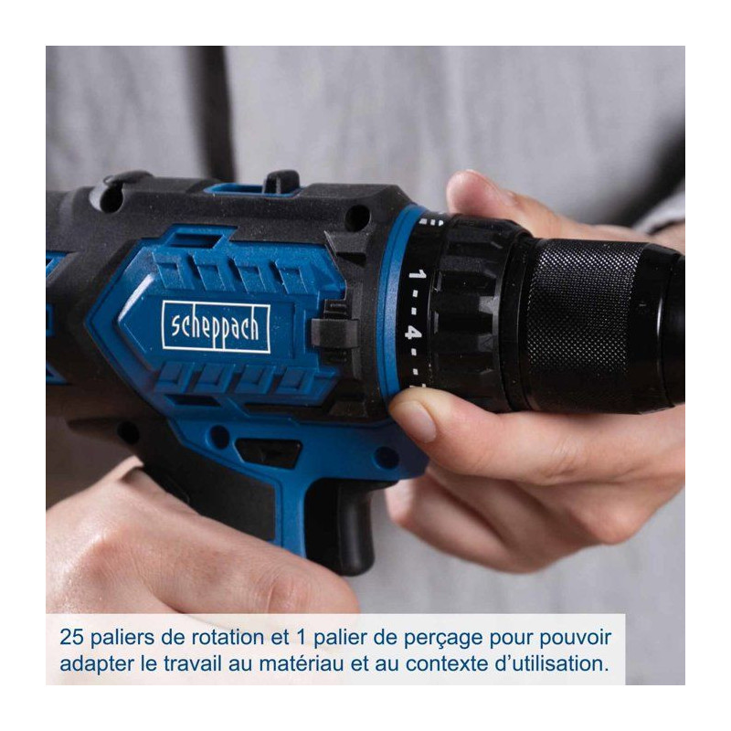 Perceuse visseuse percussion sans fil BC-CD60-X - brushless 60 Nm mand