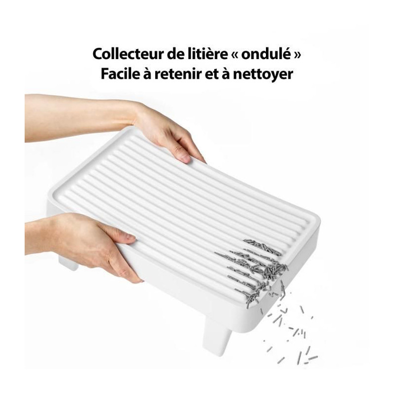 Marche sur pieds - PETKIT - Pour litière PURAMAX et PuroBOt - Blanc