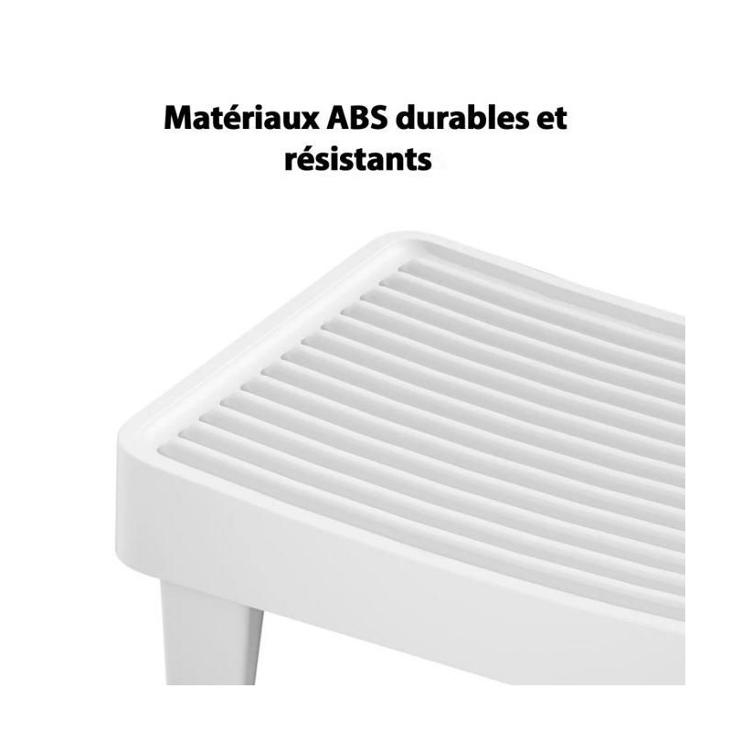 Marche sur pieds - PETKIT - Pour litière PURAMAX et PuroBOt - Blanc