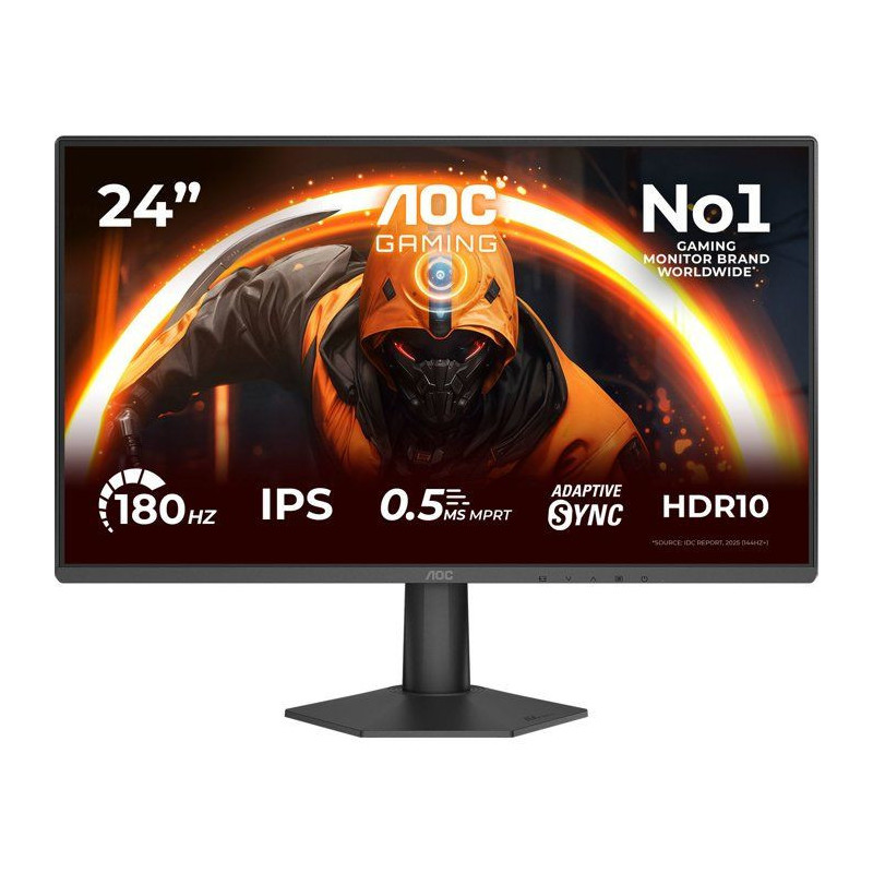 Écran PC Gamer - AOC - 23,8" - Full HD - 180 Hz - IPS - 0,5 ms - HDR1