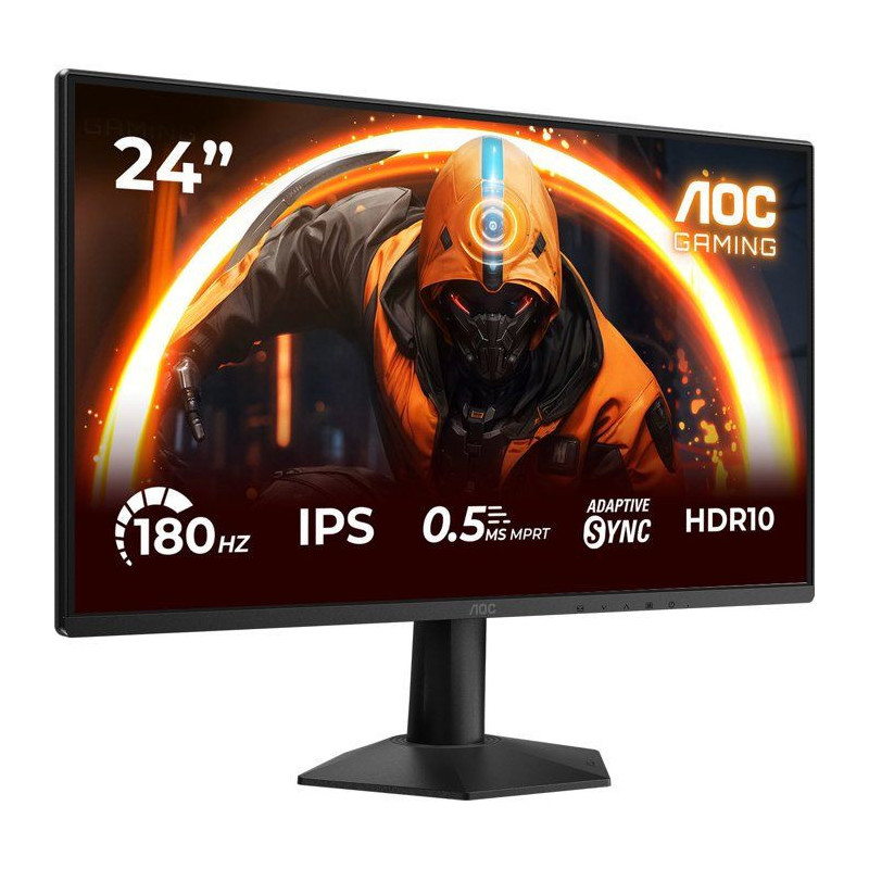 Écran PC Gamer - AOC - 23,8" - Full HD - 180 Hz - IPS - 0,5 ms - HDR1