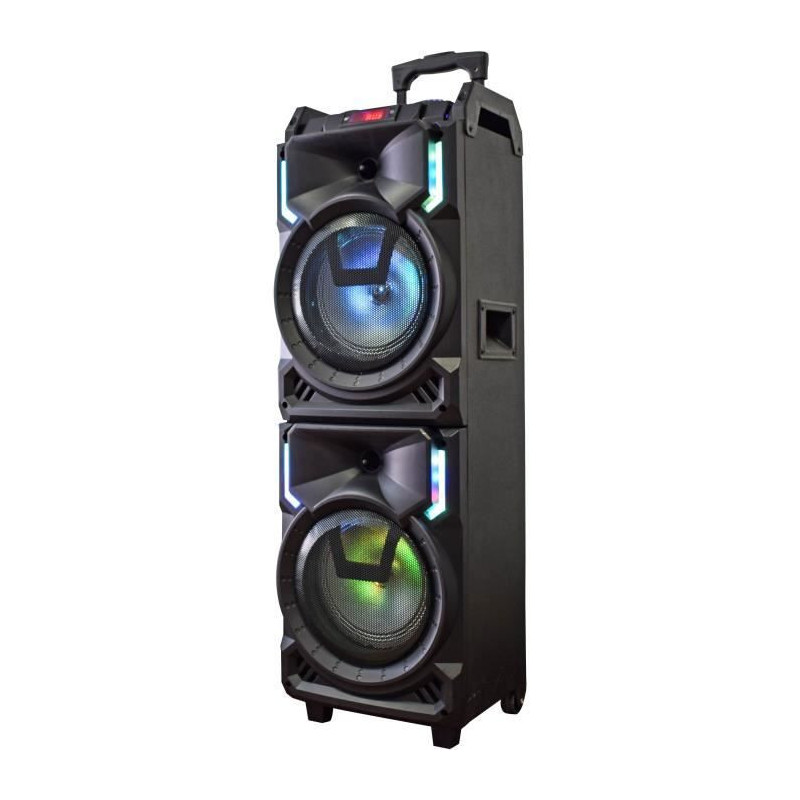INOVALLEY MS01XXL Enceinte Nomade Karaoke Trolley - bluetooth - 800W
