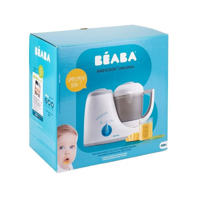 BÉABA - Babycook Original - Robot Bébé 4 en 1 Mixeur-Cuiseur - Cuis