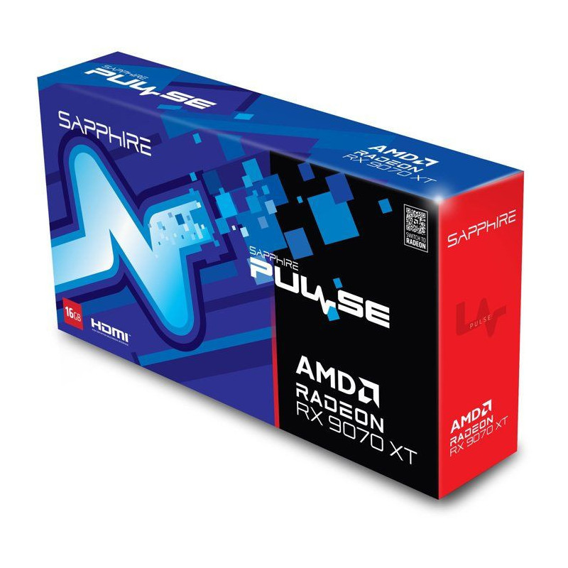 SAPPHIRE - Carte graphique - PULSE AMD RADEON™ RX 9070 XT GAMING - 1