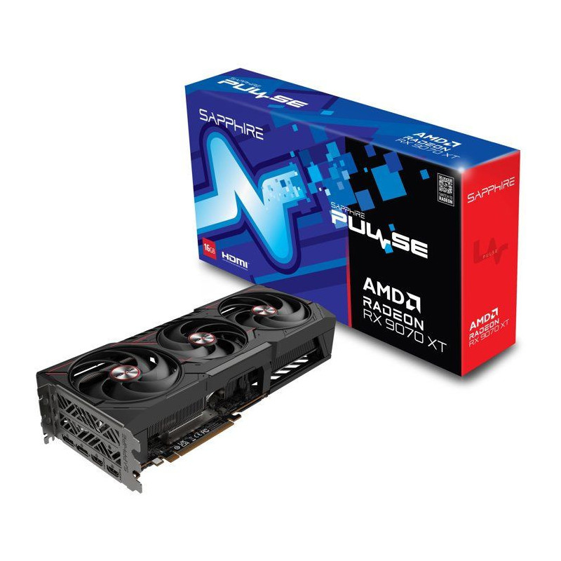 SAPPHIRE - Carte graphique - PULSE AMD RADEON™ RX 9070 XT GAMING - 1