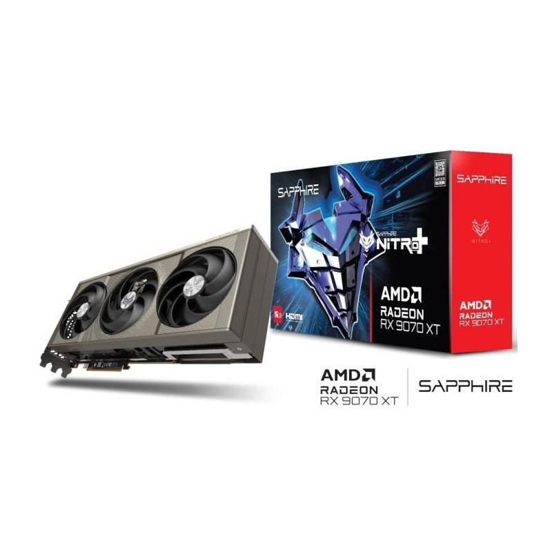 SAPPHIRE - Carte graphique - NITRO+ AMD RADEON™ RX 9070 XT Gaming OC