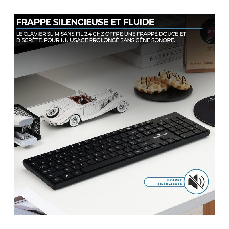 Pack clavier souris sans fil - ULTRA FIN - BLUESTORK - PACK-WL-OFFSLIM