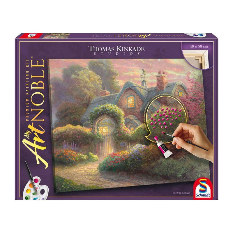 My Art Noble - Kit de peinture Premium - SCHMIDT SPIELE - Cotage Fleur