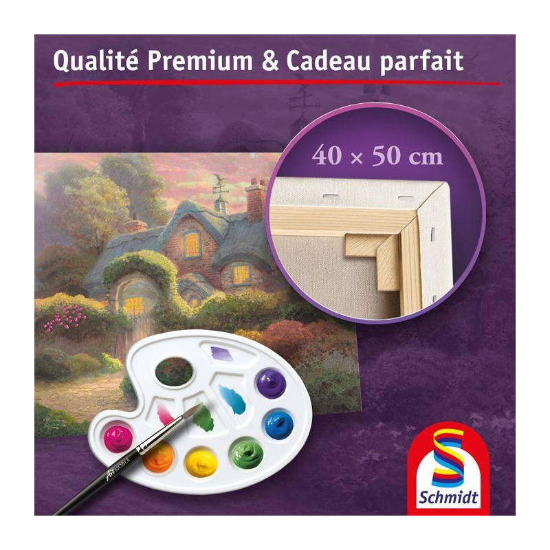 My Art Noble - Kit de peinture Premium - SCHMIDT SPIELE - Cotage Fleur