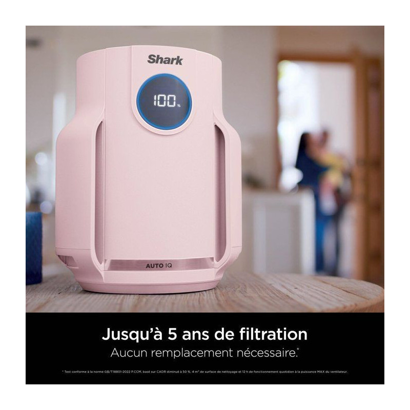 Purificateur d'air - SHARK - NeverChange Mini - Ultra silencieux - 23m