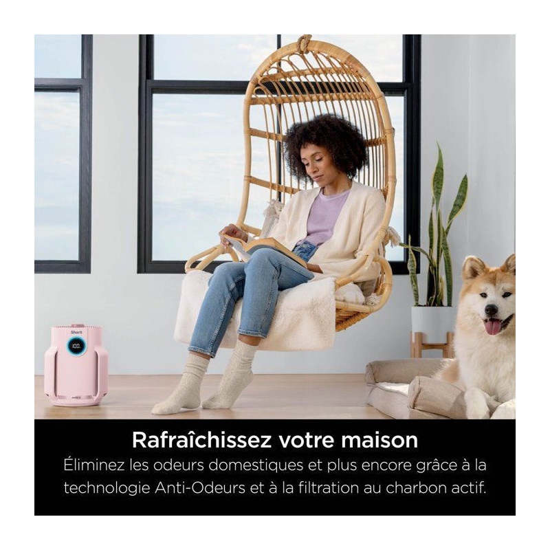 Purificateur d'air - SHARK - NeverChange Mini - Ultra silencieux - 23m