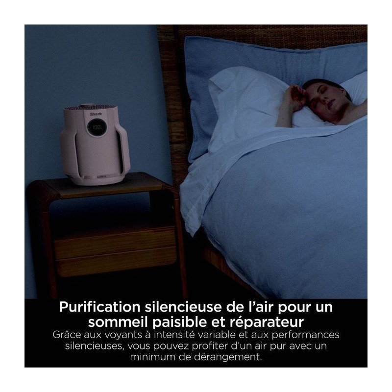 Purificateur d'air - SHARK - NeverChange Mini - Ultra silencieux - 23m