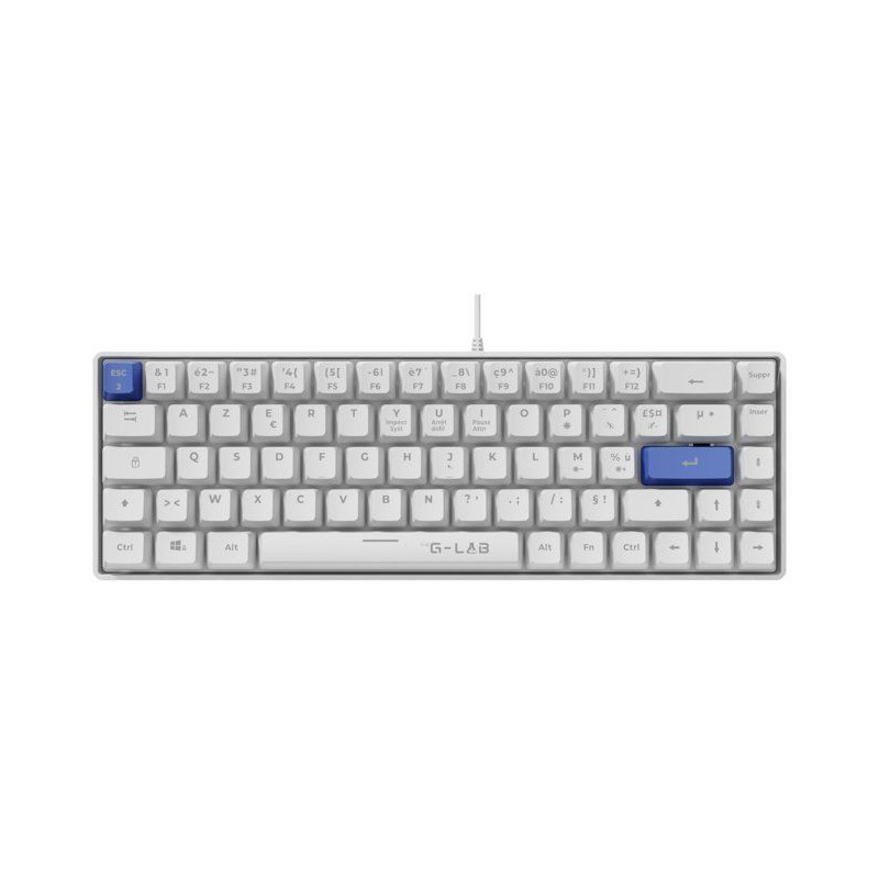 Clavier Gamer - The G-Lab - KEYZ HYDROGEN - 60% Format Compact - Touch