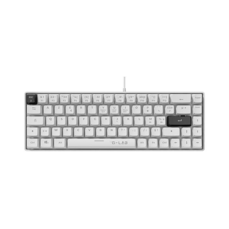 Clavier Gamer - The G-Lab - KEYZ HYDROGEN - 60% Format Compact - Touch