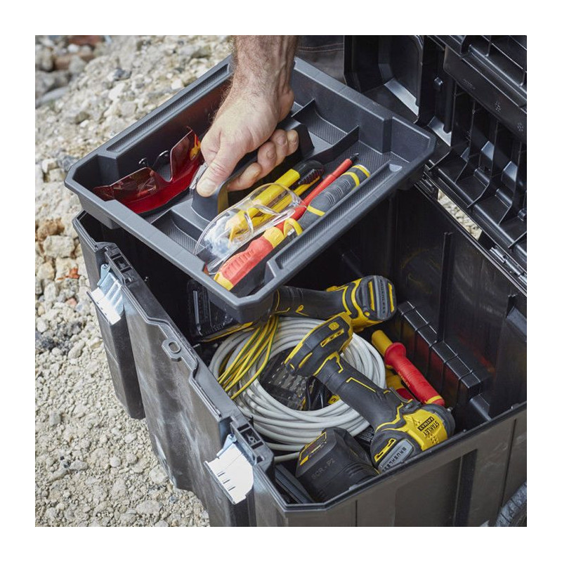 STANLEY Large Volume Mobile Chest with Telescopic Handle - FMST1-75753