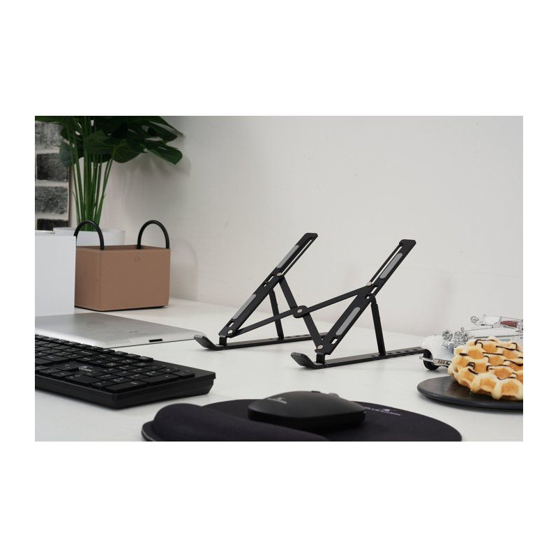Support d'ordinateur portable - BLUESTORK - Pliable - Antidérapant -