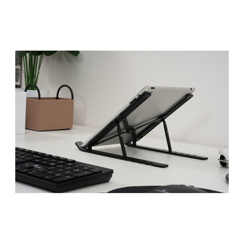 Support d'ordinateur portable - BLUESTORK - Pliable - Antidérapant -