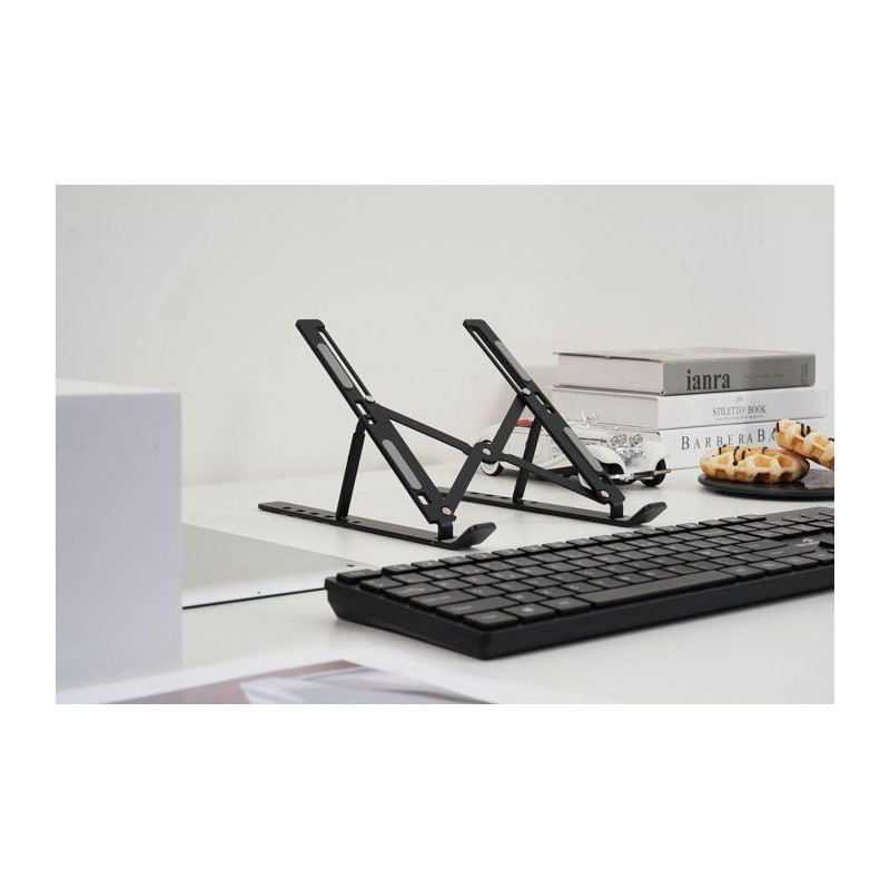Support d'ordinateur portable - BLUESTORK - Pliable - Antidérapant -