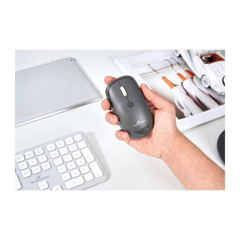 Souris Sans Fil - BLUESTORK - OFFICE 35 - PC/MAC -gris