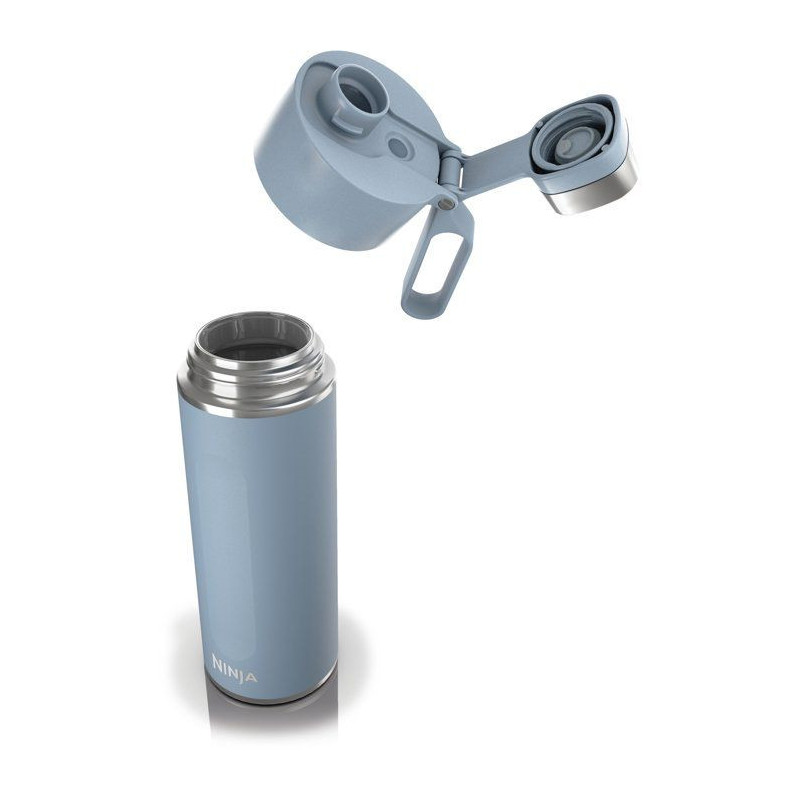Gourde isotherme Thirsti - NINJA - Bleu Denim - 530 ml - Acier inoxyda