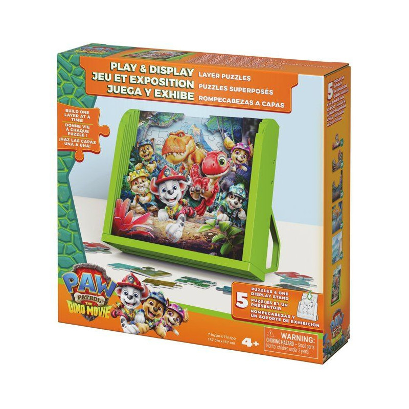 Puzzle Effet De Profondeur - La Pat' Patrouille - Le Film Mission Dino