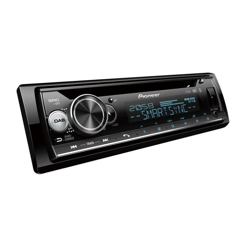 Autoradio - PIONEER - 1DIN - CD - Bluetooth - DAB - USB - Connecté vi