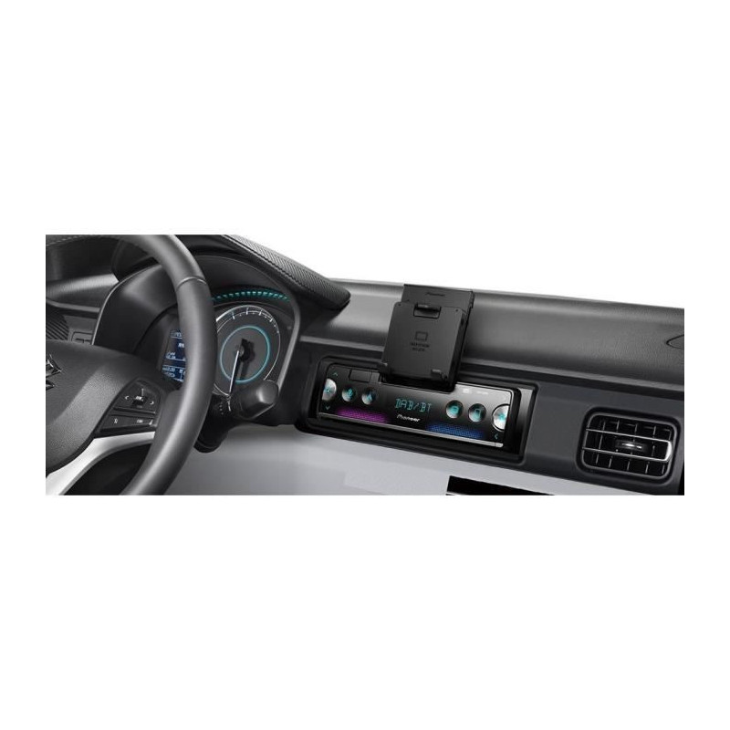 Autoradio - PIONEER - 1DIN - Support smartphone intégré - Bluetooth