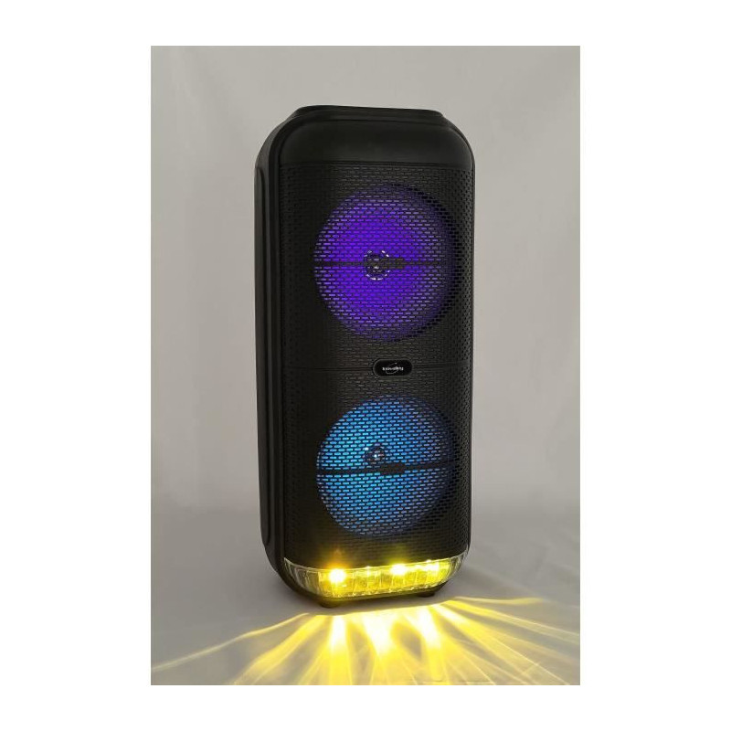 Enceinte Karaoké lumineuse - INOVALLEY - KA22-BTH - Bluetooth V5.0 -